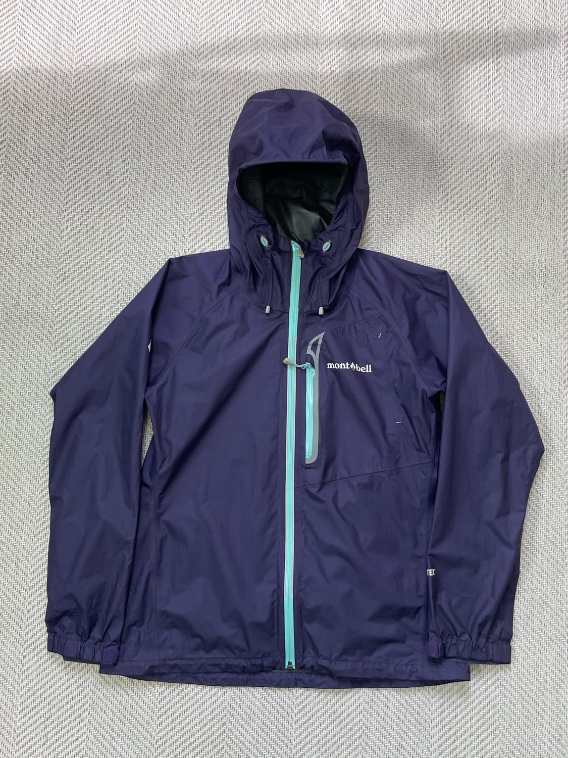 몽벨 고어텍스 나일론 퍼플 바람막이 상품이미지1