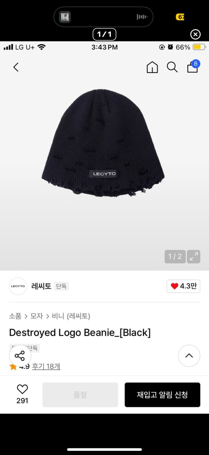 레씨토 비니 상품이미지1