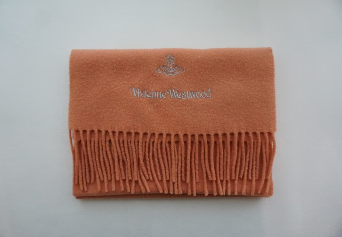 비비안웨스트우드 울 머플러-오렌지 상품이미지1