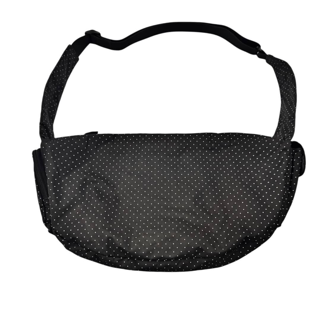 포터 헤드포터 블랙뷰티 도트 숄더백 블랙/화이트 상품이미지2