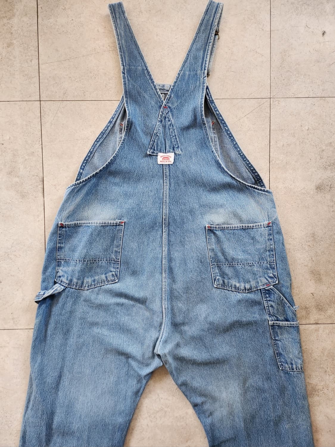 라운드하우스 데님 오버롤 상품이미지4