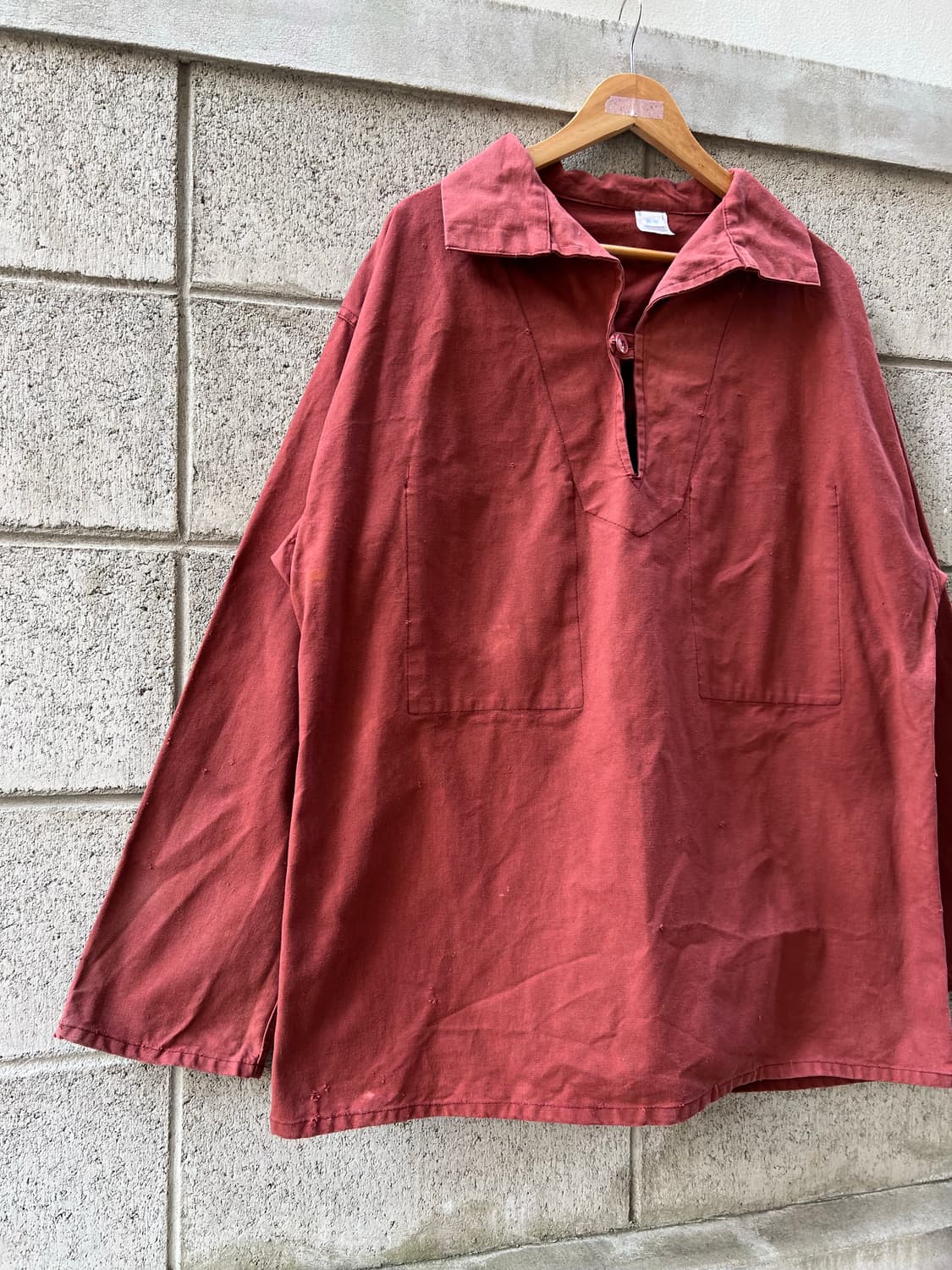 FADED RED OLD FRENCH FISHERMAN 피셔맨스목자켓 상품이미지3