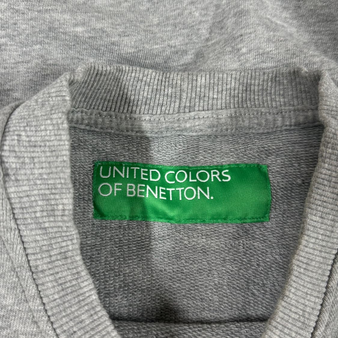 [L] 베네통 루즈핏 코튼 남성 맨투맨 긴팔 티셔츠 상품이미지5