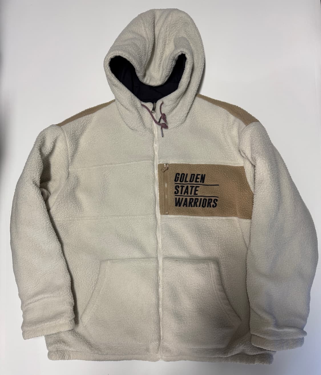 NBA 골든 스테이트 워리어스 양면 후리스 후드 점퍼 XL~ 상품이미지1