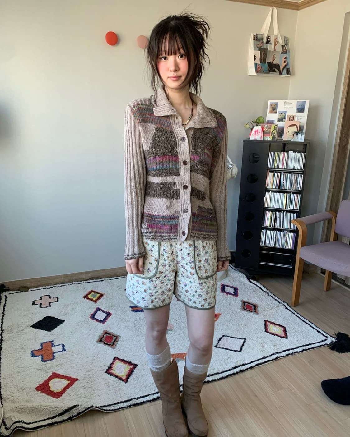 ethnic rainbow knit .. 상품이미지2