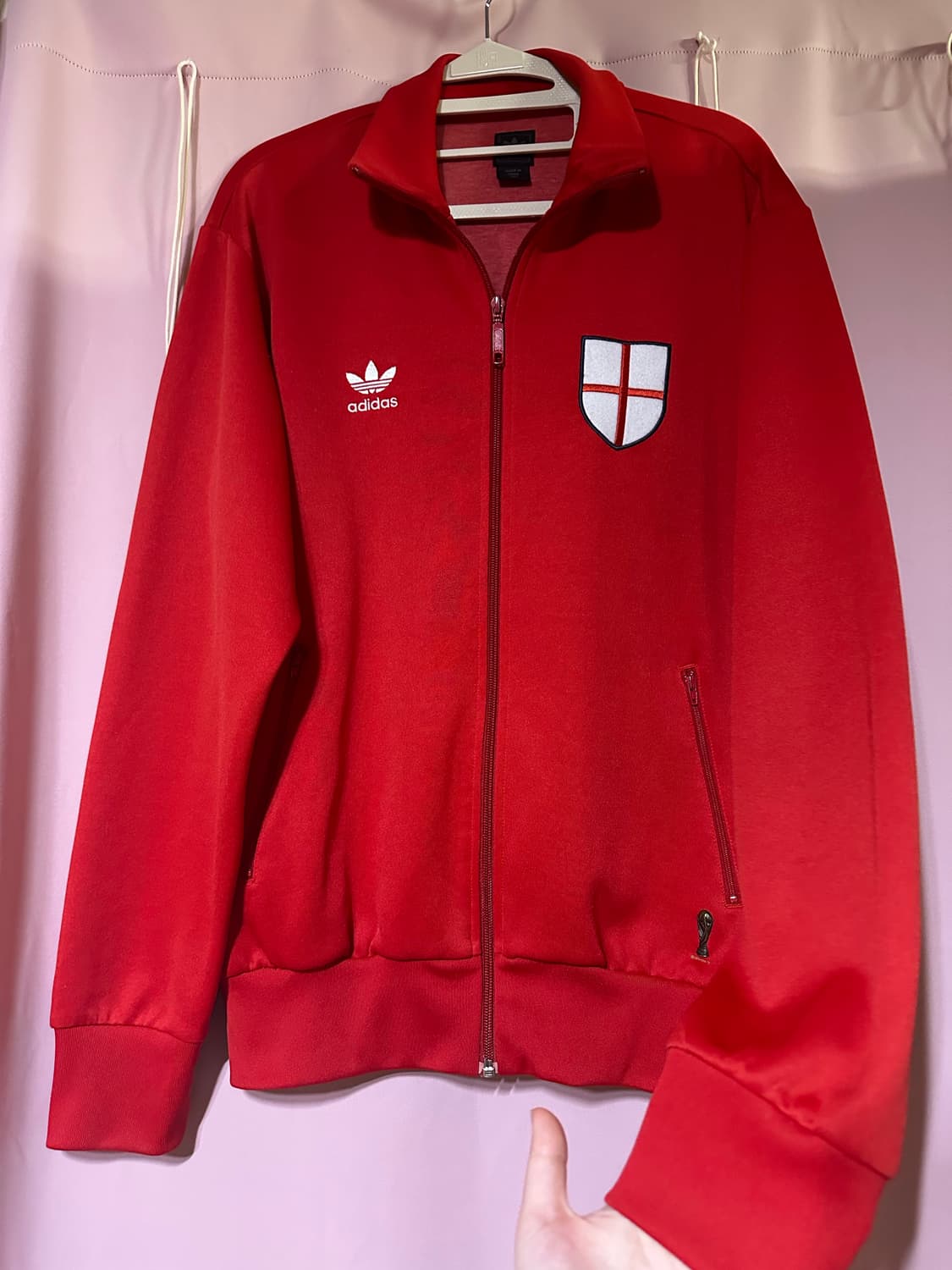 아디다스져지 아디다스 잉글랜드 트랙탑 져지 아디다스 레드 국대 피파 상품이미지1