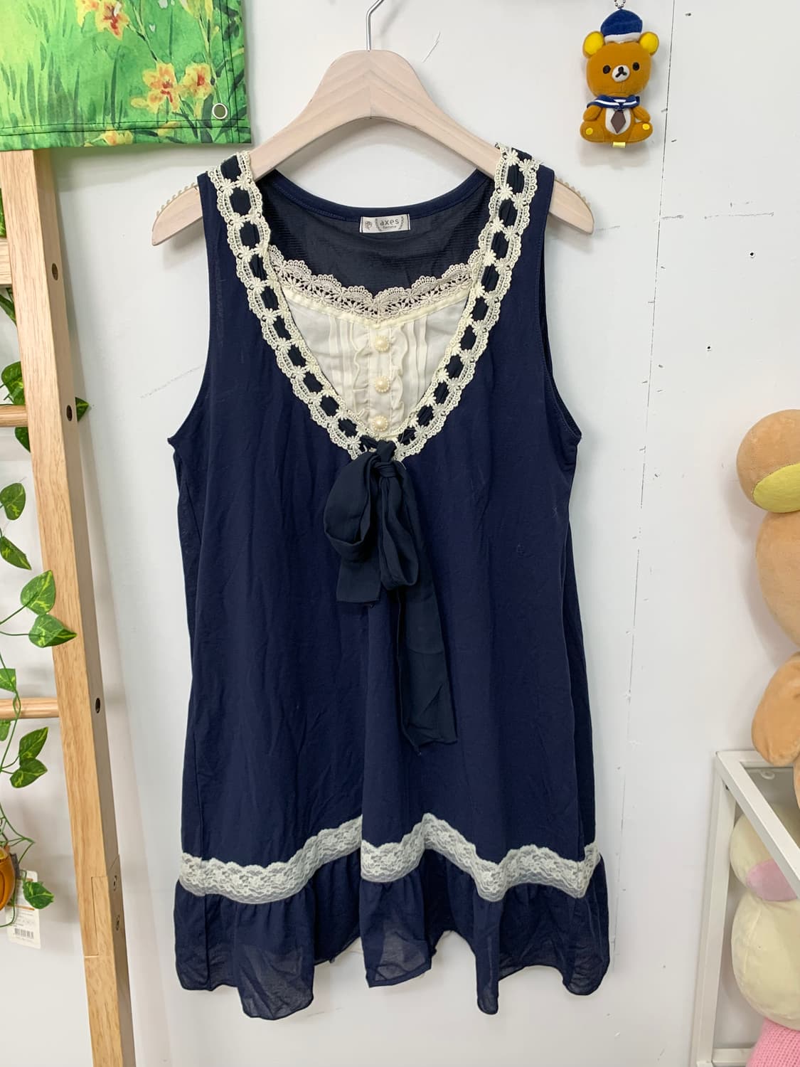 ꒰ঌ 바닐라 네이비 도트 세트 ໒꒱ 상품이미지2