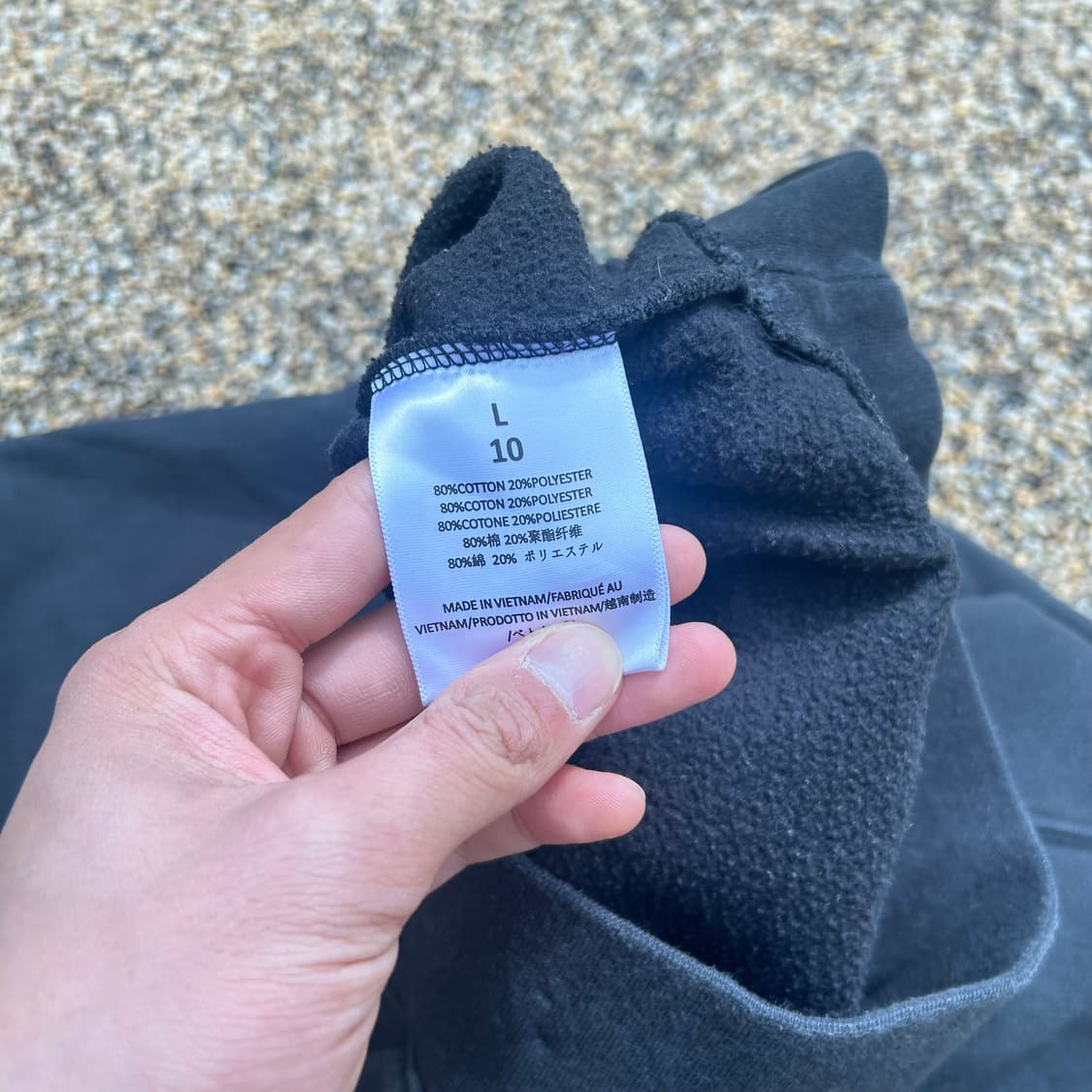 에센셜 (Essentials)블랙 맨투맨 상품이미지5