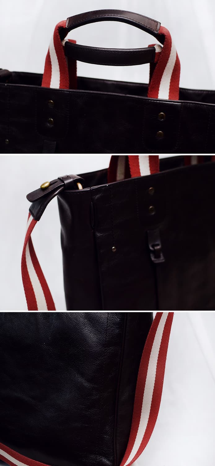 발리 (BALLY) 테니로 풀그레인 베지터블 레더 토트.숄더백 상품이미지7