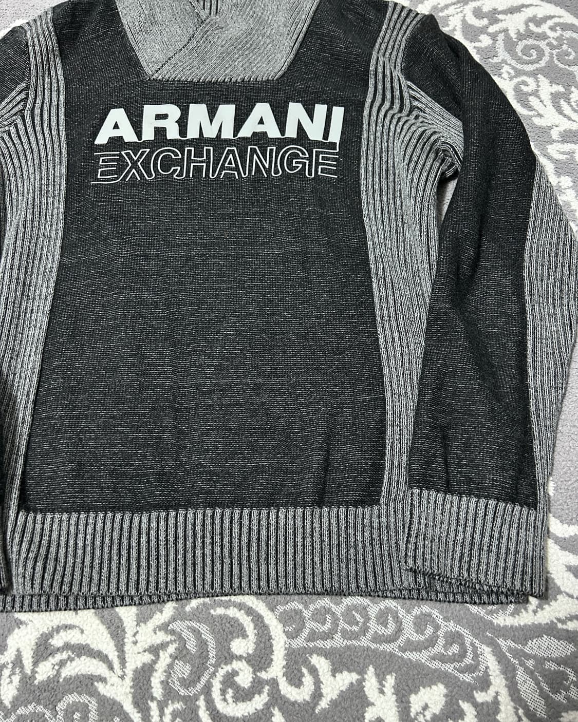 아르마니 익스체인지 숄 카라 니트  상품이미지6