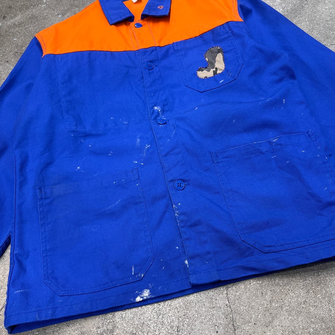 프렌치 블루 워크 자켓 (Handmade) 상품이미지3