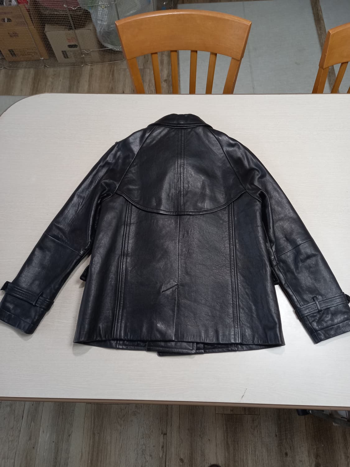 M90 Zishen Kor 여성용 양가죽 자켓 블랙 M-14 상품이미지2