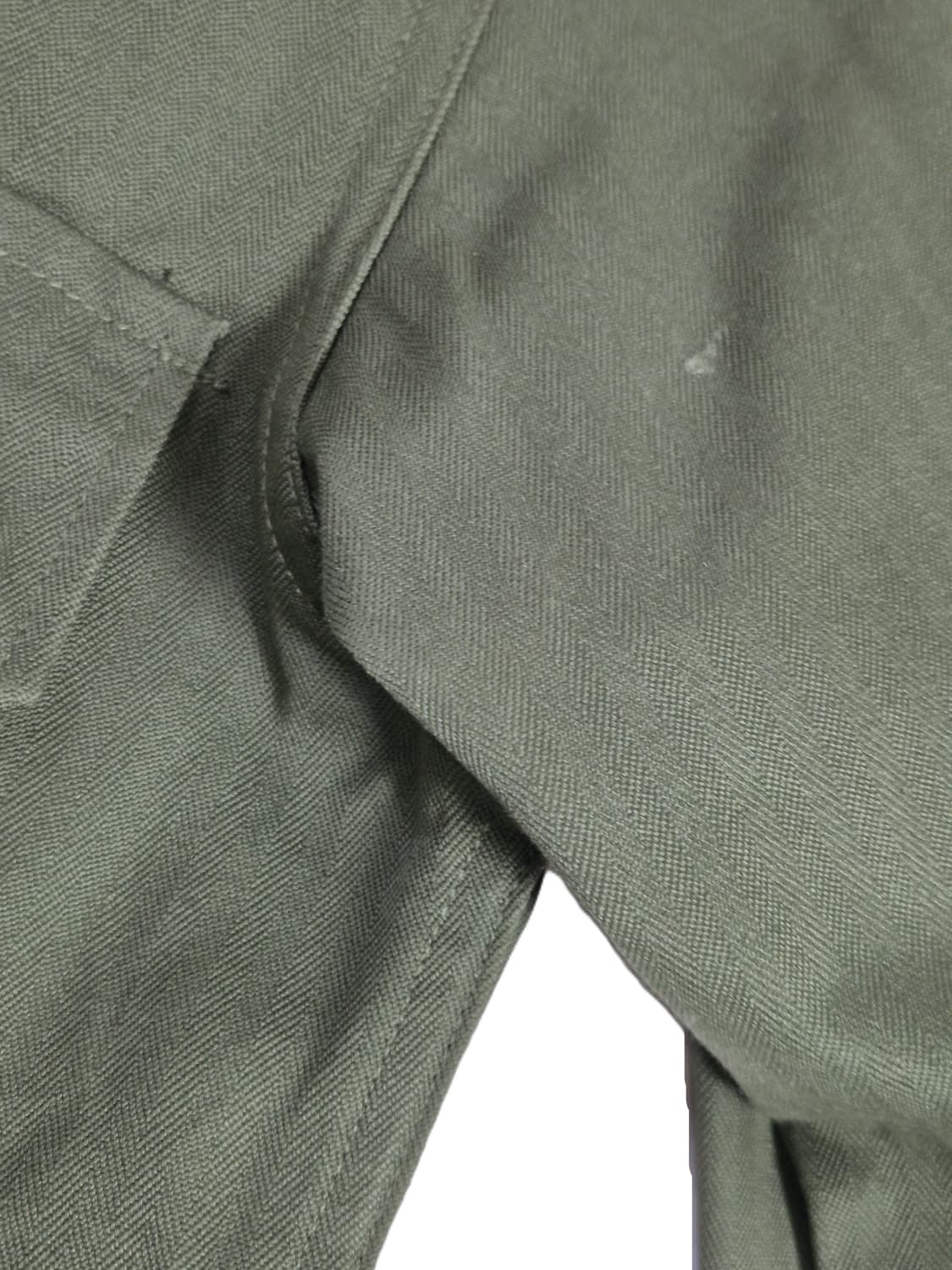 국군 구형 훈련복 민무늬 전투복 상의 자켓 (M) (2) (미사용품) 상품이미지6