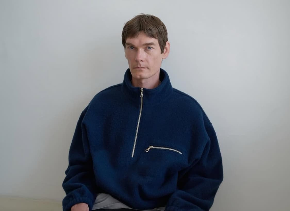 25fw RIER 플리스 자켓 (S) 네이비 상품이미지1