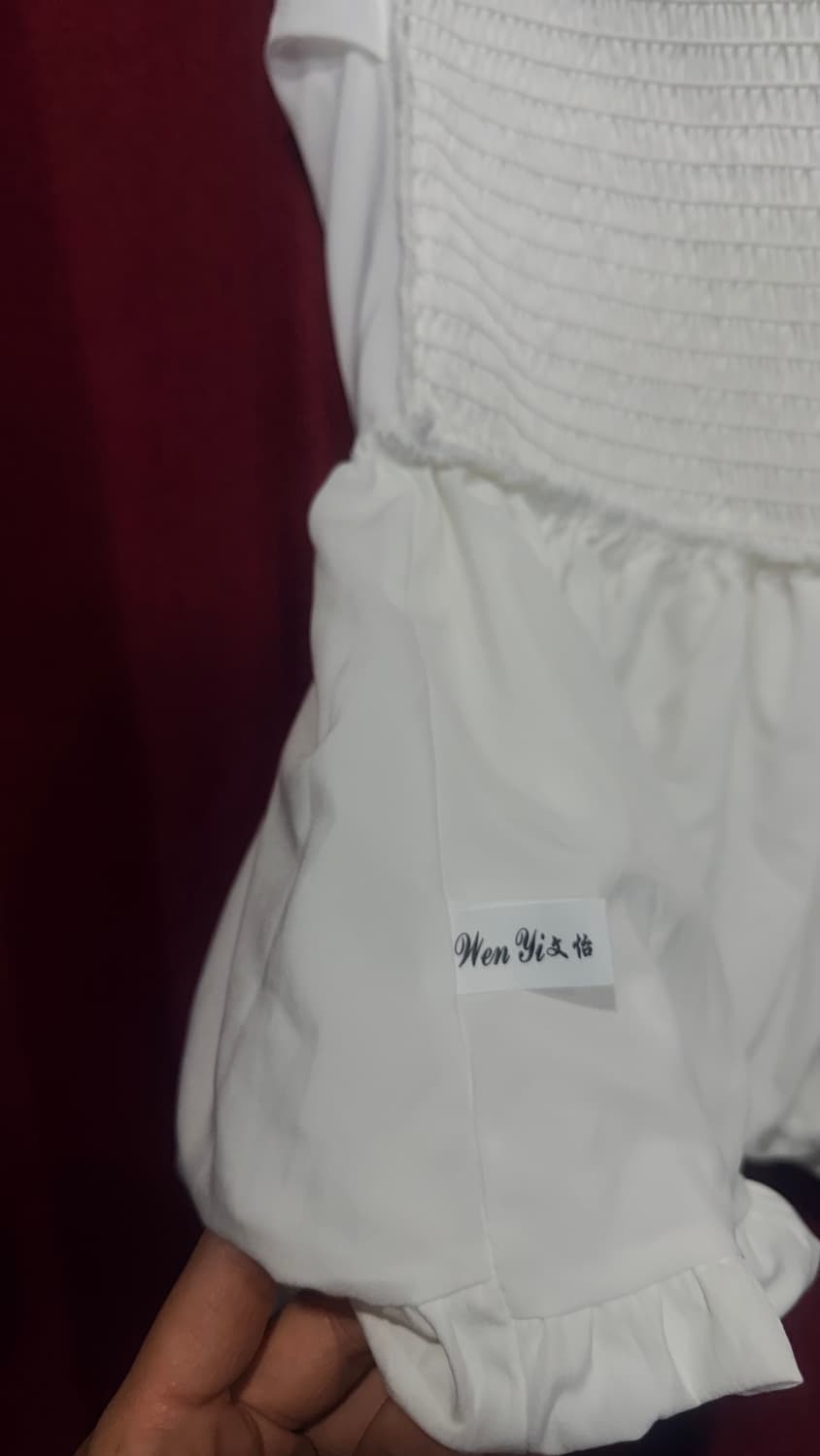 셔링 페플럼 튜브탑 S 상품이미지3