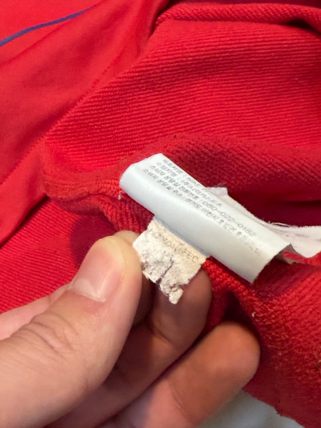 나이키 08-09 맨유 AIG 트레이닝 탑 맨투맨 레드 상품이미지6