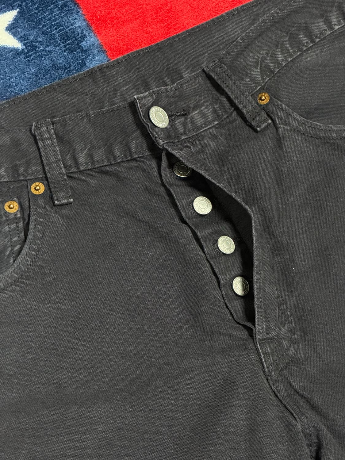 리바이스501 블랙진 Levi’s 501 blackjeans빈티지블랙진 상품이미지7