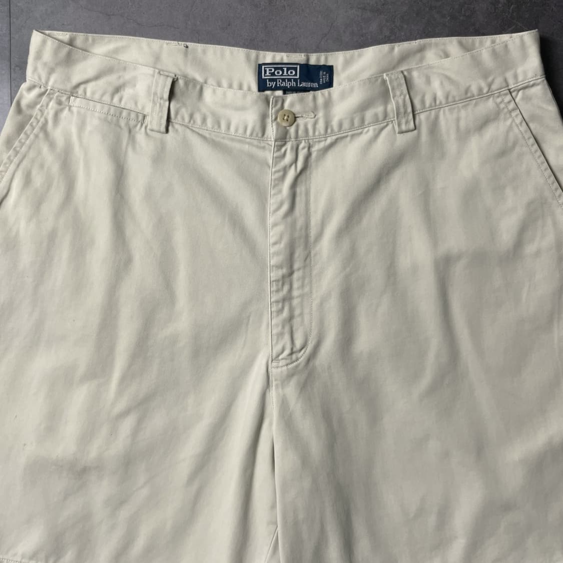 RALPH LAUREN 랄프로렌 아이보리 코튼 하프팬츠 A01040 상품이미지2