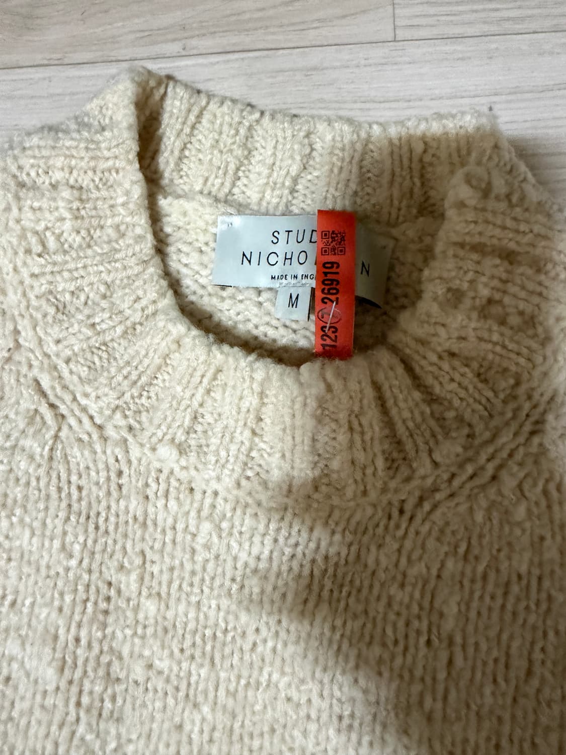 [m] 스튜디오니콜슨 니트 베이지 상품이미지2