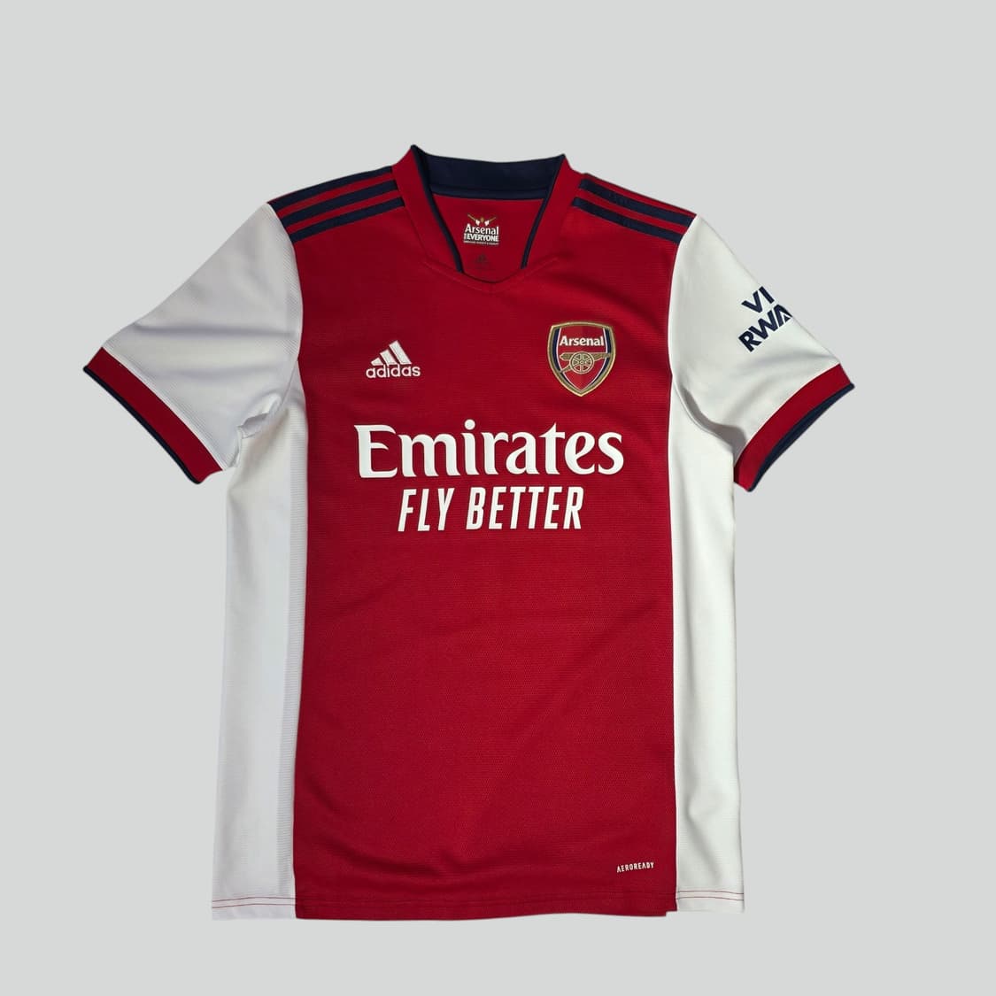 [XL]아디다스 21-22 아스날 축구 노마킹 유니폼 져지 반팔 상품이미지1