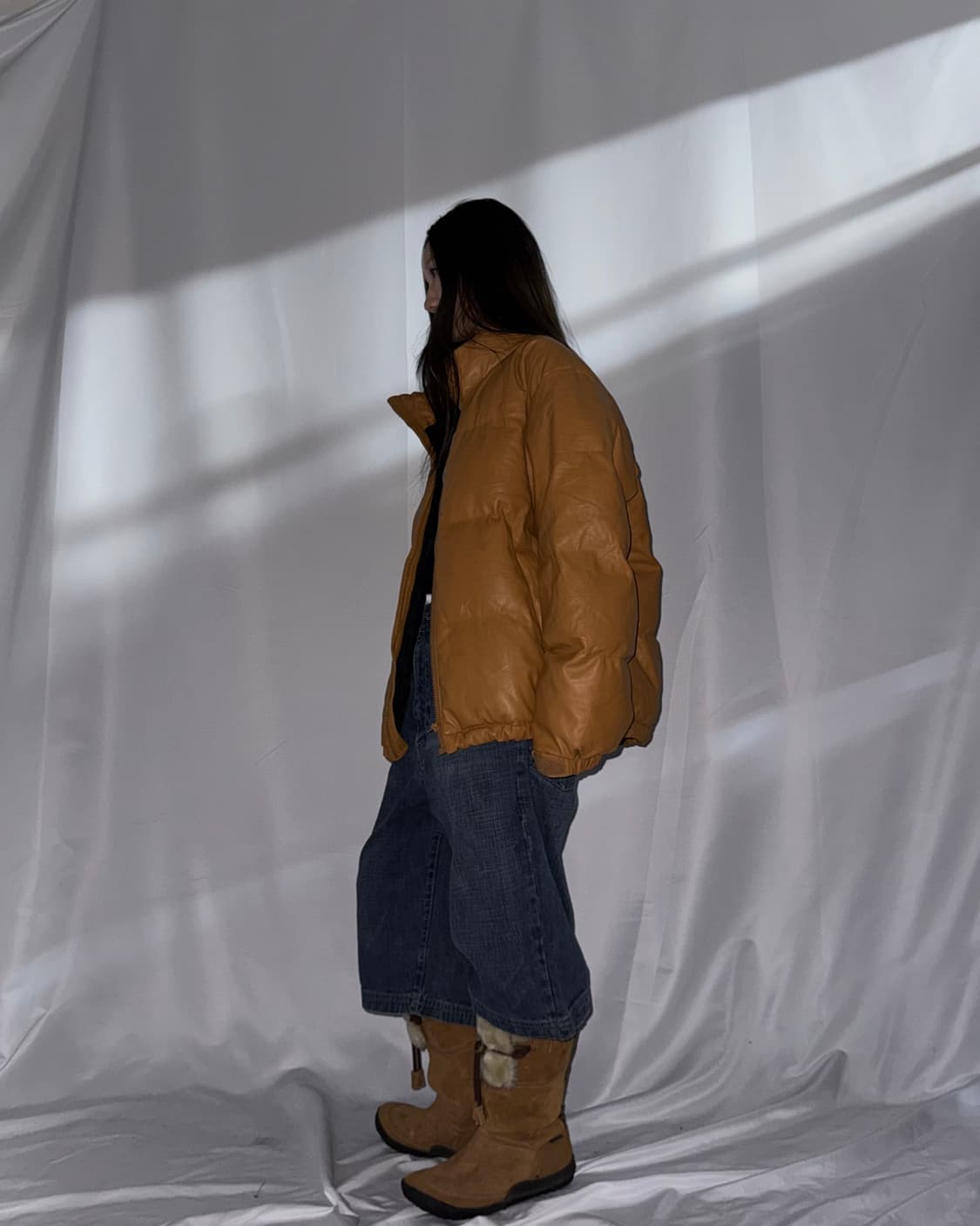 GU 레더 패딩 상품이미지6