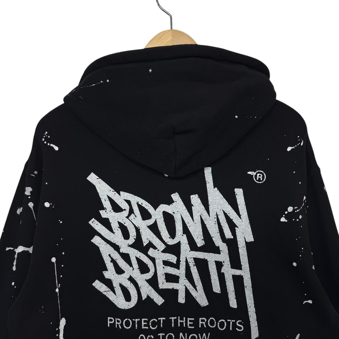 브라운브레스 페인팅 로고 후드티 상품이미지2