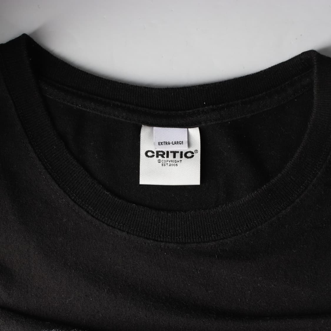 CRITIC FOREST WARS 그래픽 반팔 티셔츠 블랙 XL 상품이미지5
