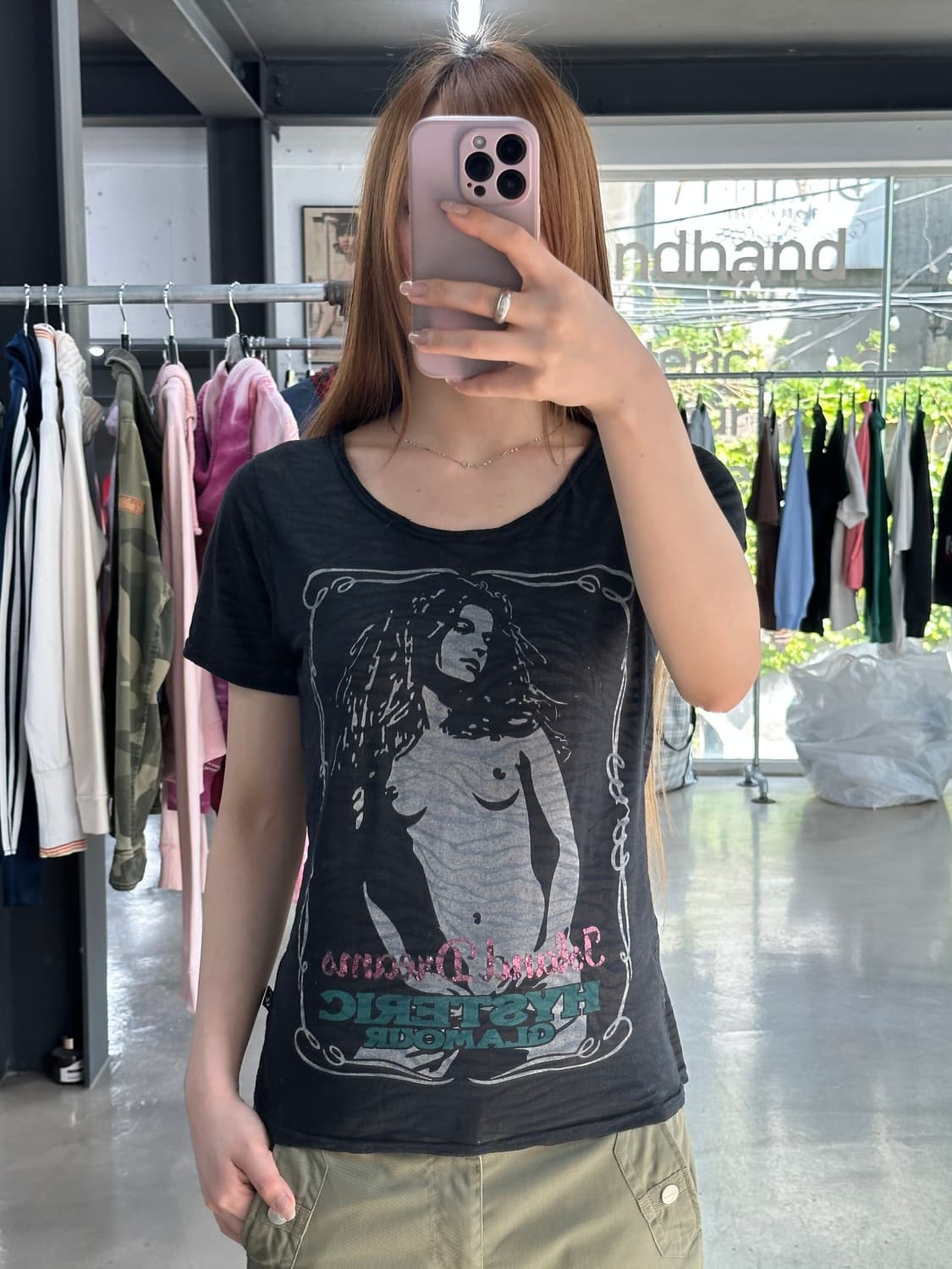 히스테릭글래머 히스걸 지브라 반팔티 상품이미지2