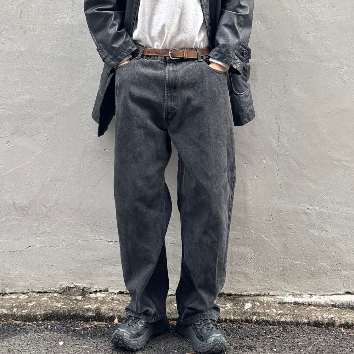 00년대 리바이스 550 릴렉스 핏 흑청 상품이미지2