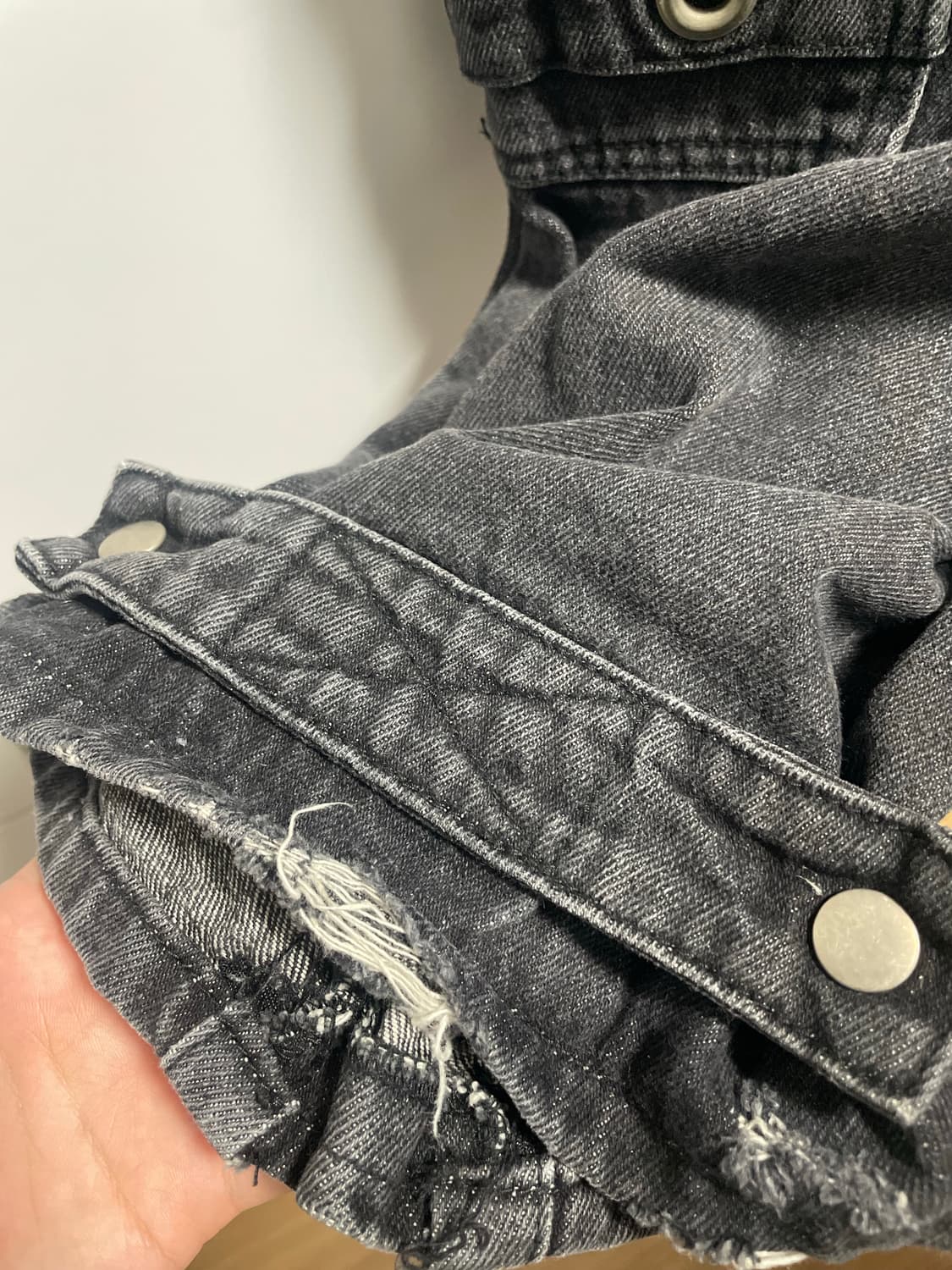 프로젝트 gr 플라이트 데님 블랙 / 1사이즈 (현 프로토콜 인덱스) 상품이미지4