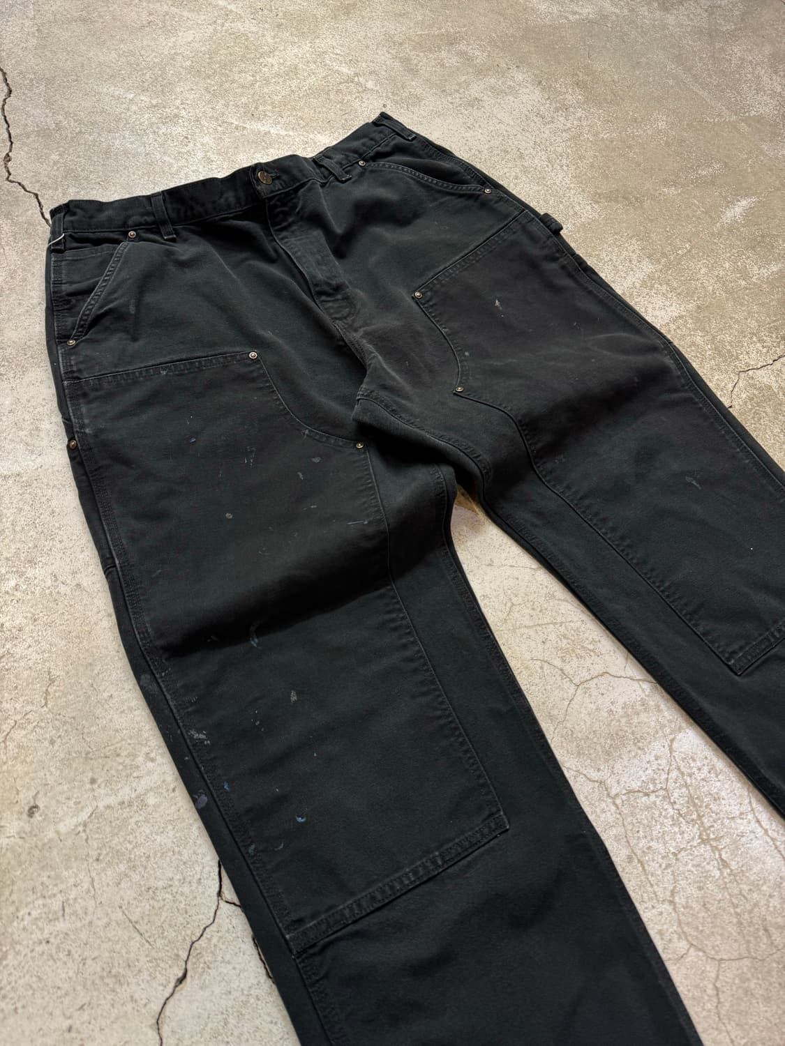 칼하트 B136 BLK 더블니 워크팬츠 상품이미지5