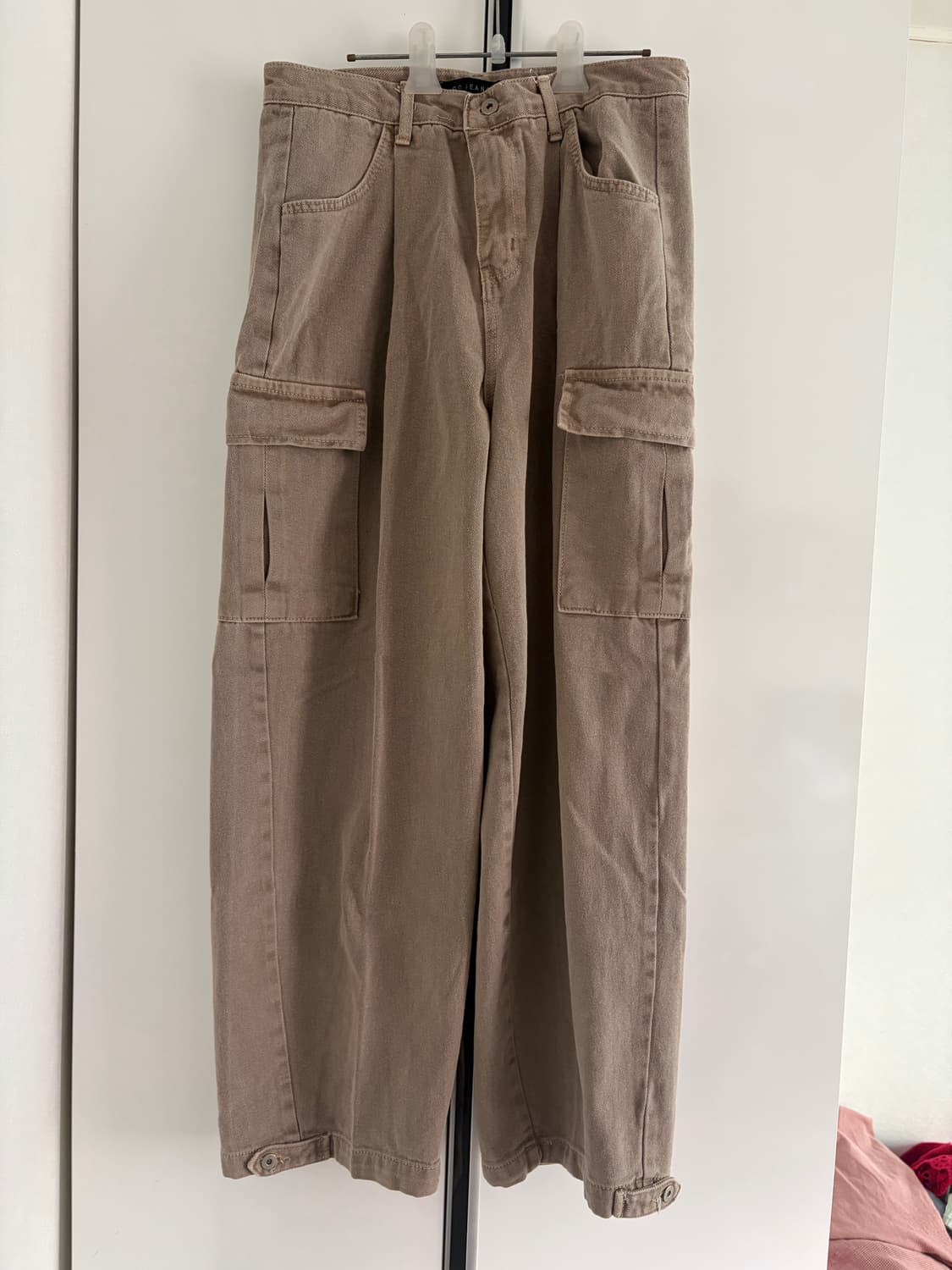 Beige Wide Cargo Pants 피그먼트 베이지 카고 팬츠 상품이미지3