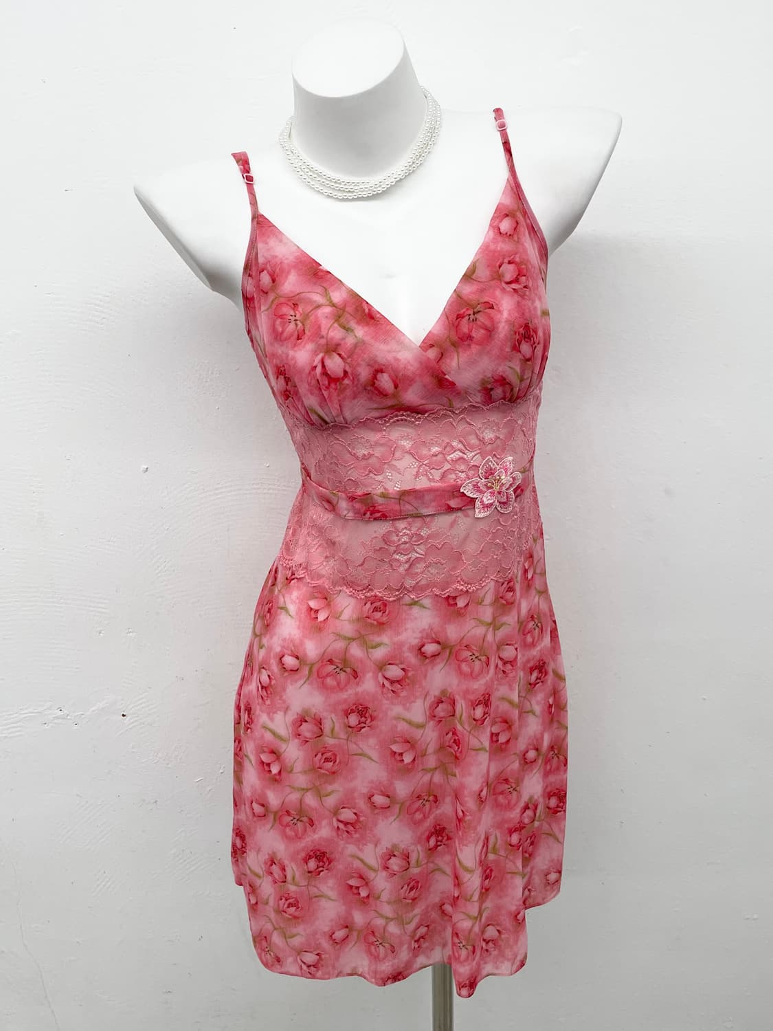 플로럴 레이스 슬립 상품이미지1