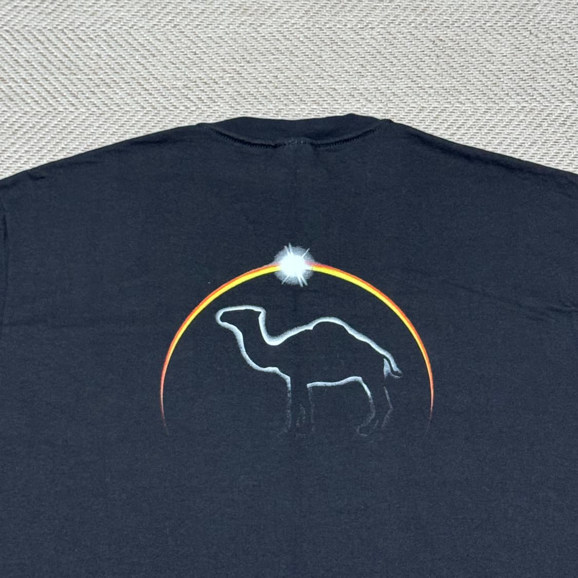 (XL) 9Os 빈티지 카멜 프로모 이클립스 포켓 티셔츠 상품이미지2