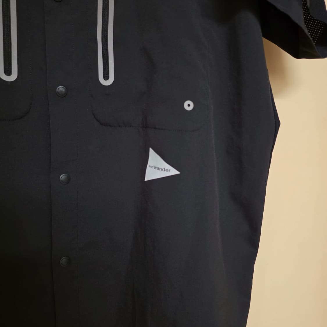 [XXL] 앤드원더 테크 숏 슬리브 셔츠 반팔 셔츠 상품이미지5