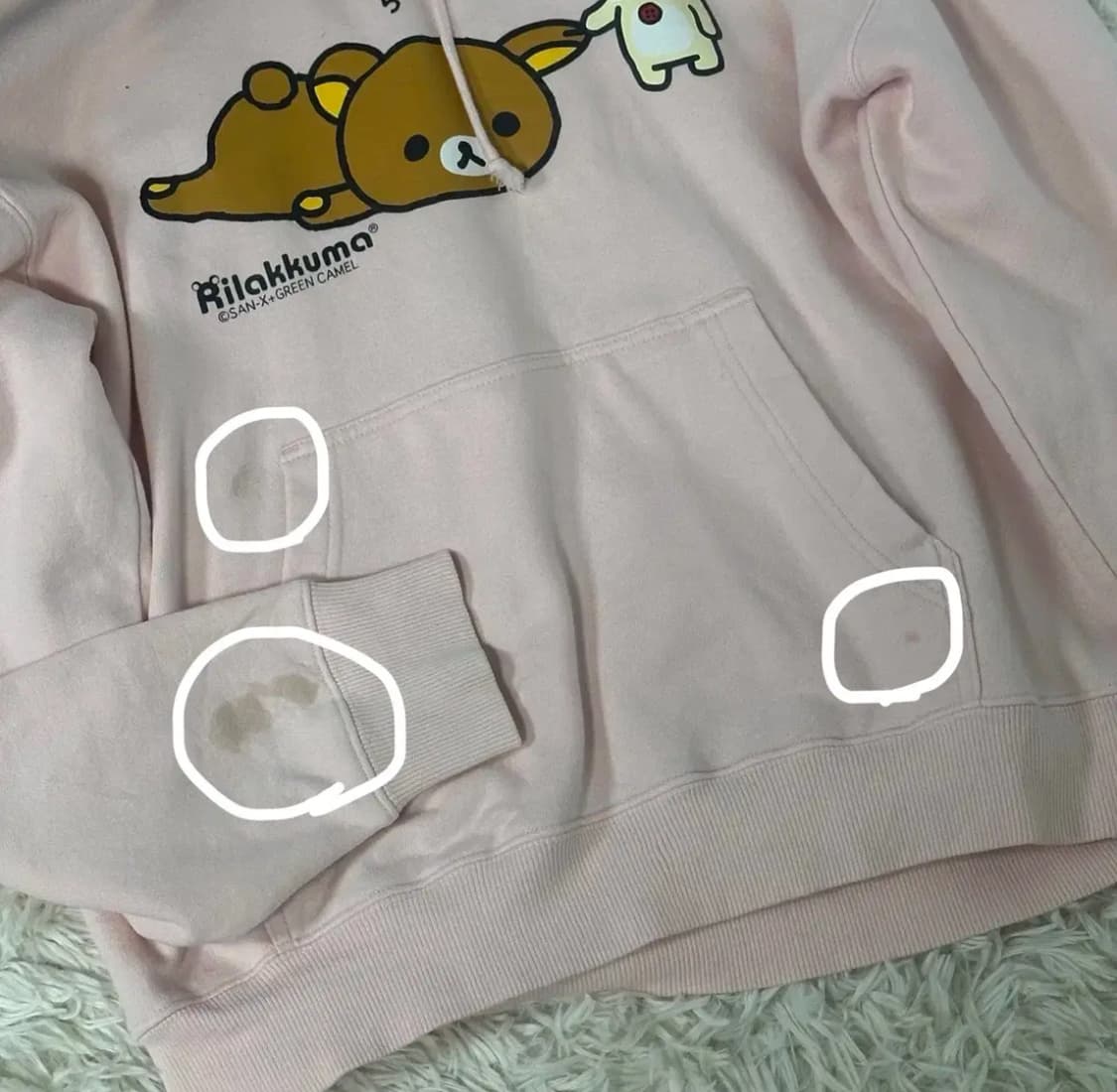 리락쿠마 후드 상품이미지3