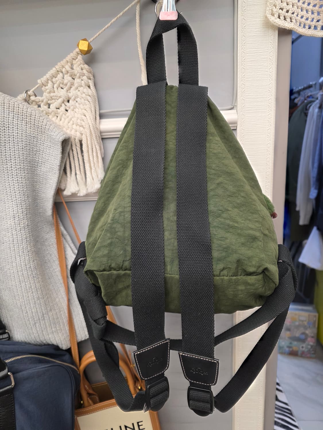 키플링 미니 백팩 카키 상품이미지3