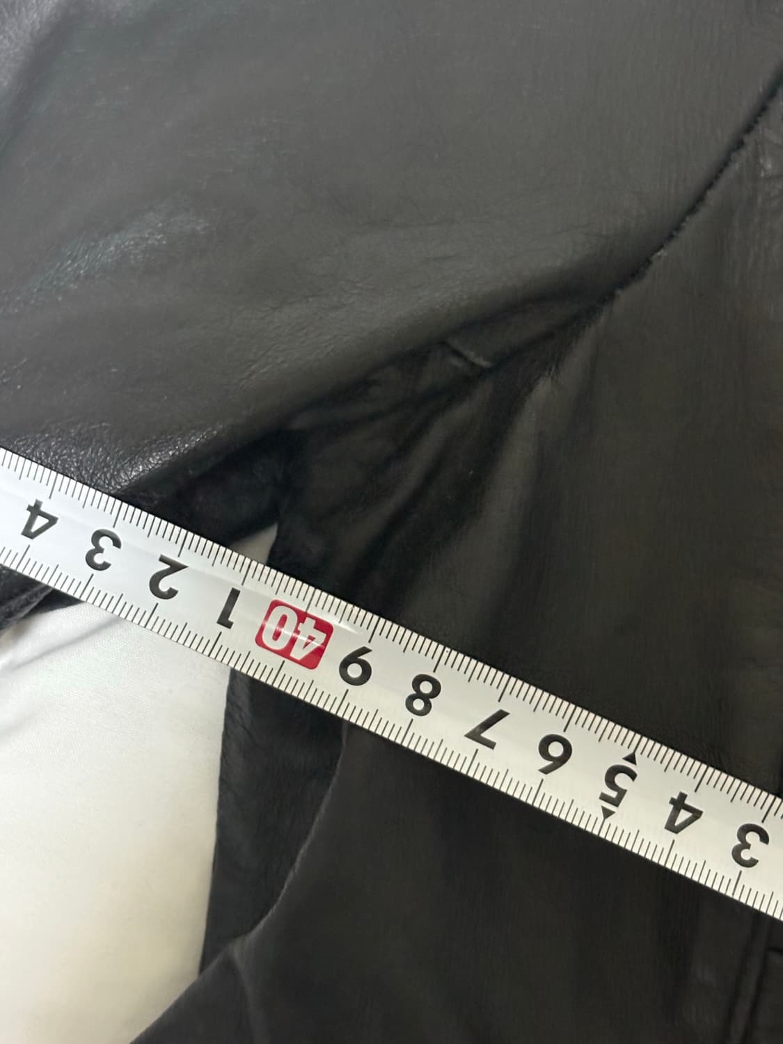 일본빈티지 락시크펑크 셔링레더자켓 상품이미지6