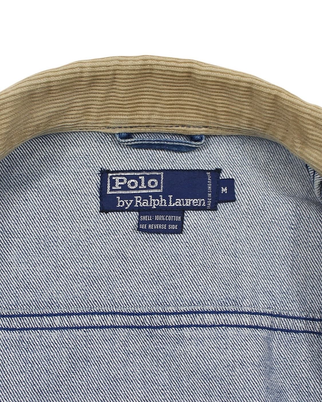 1990s 폴로랄프로렌 파이어맨 데님 자켓 후크 빈티지 상품이미지5