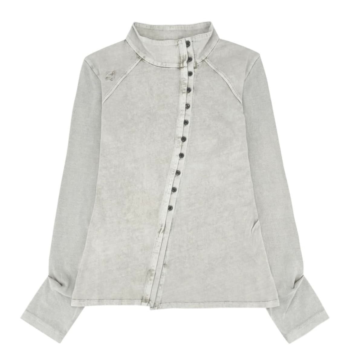 미스치프 워시드 저지 셔츠 라이트 베이지 M 상품이미지1