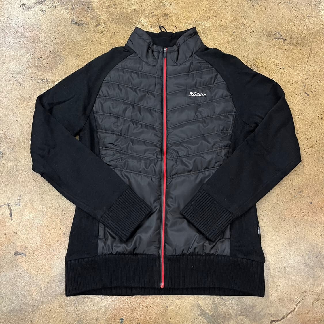 [정품/M] 타이틀리스트 블랙 퀼팅 자켓 b17 상품이미지2