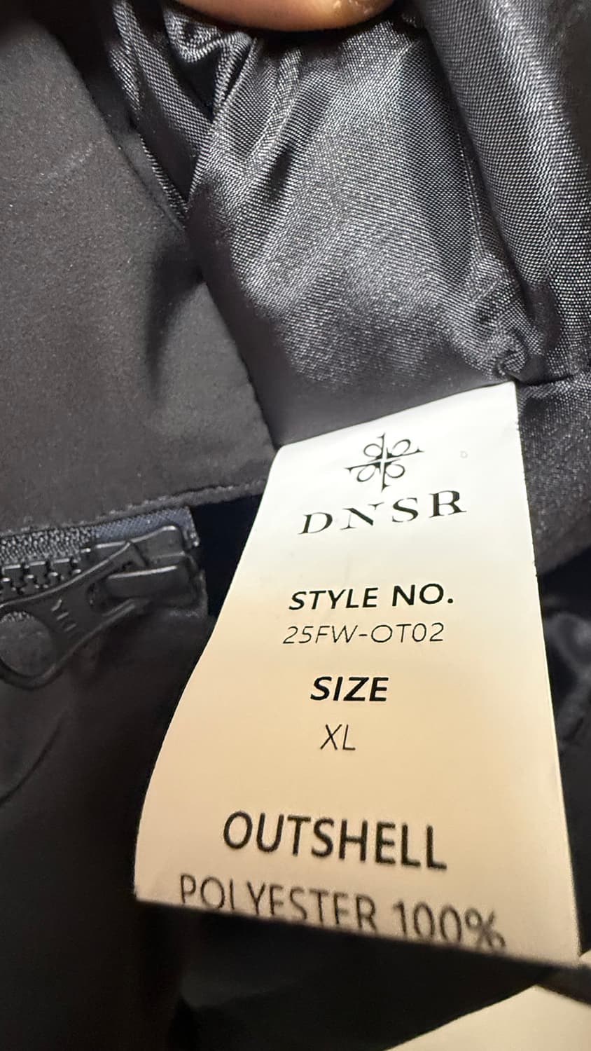 디앤에스알Dnsr크롭 후디드 패딩 베스트xl 상품이미지4