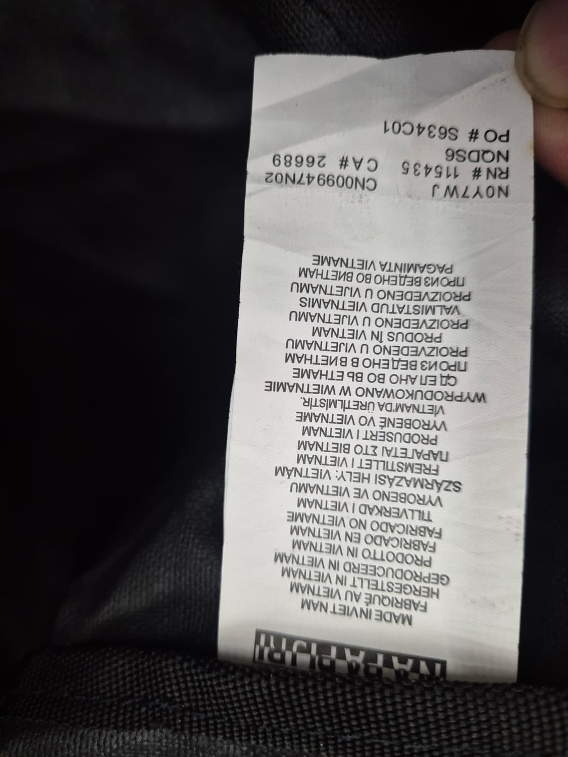 나파피리 지오그래픽 블랙 백팩 상품이미지5