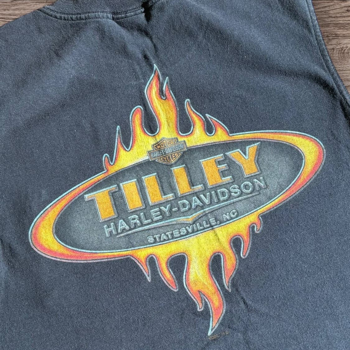 00s Harley Davidson TILLEY Sleeveless 상품이미지4