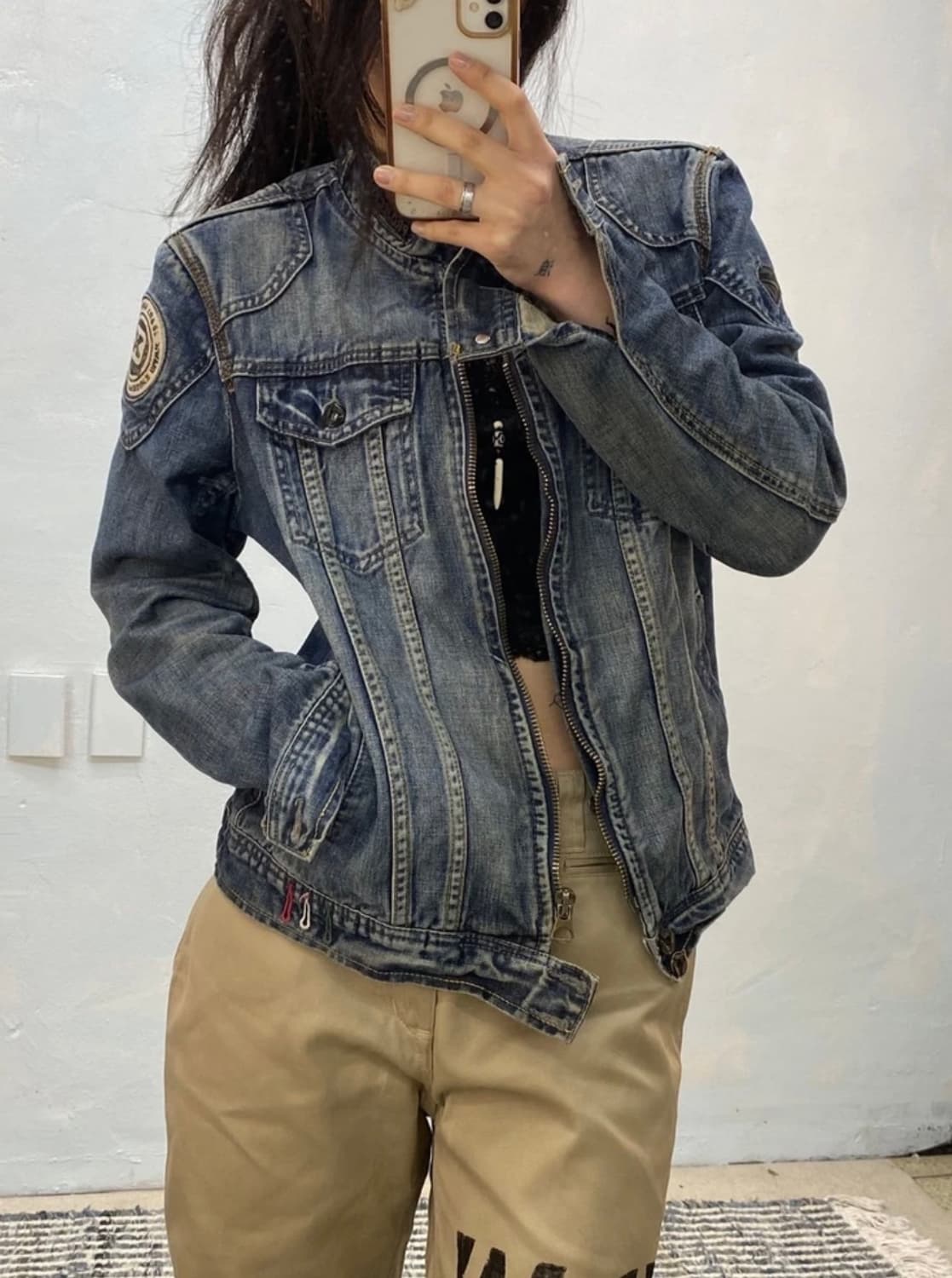 [9760]Dsqdashiqi washed denim jacket# 상품이미지1