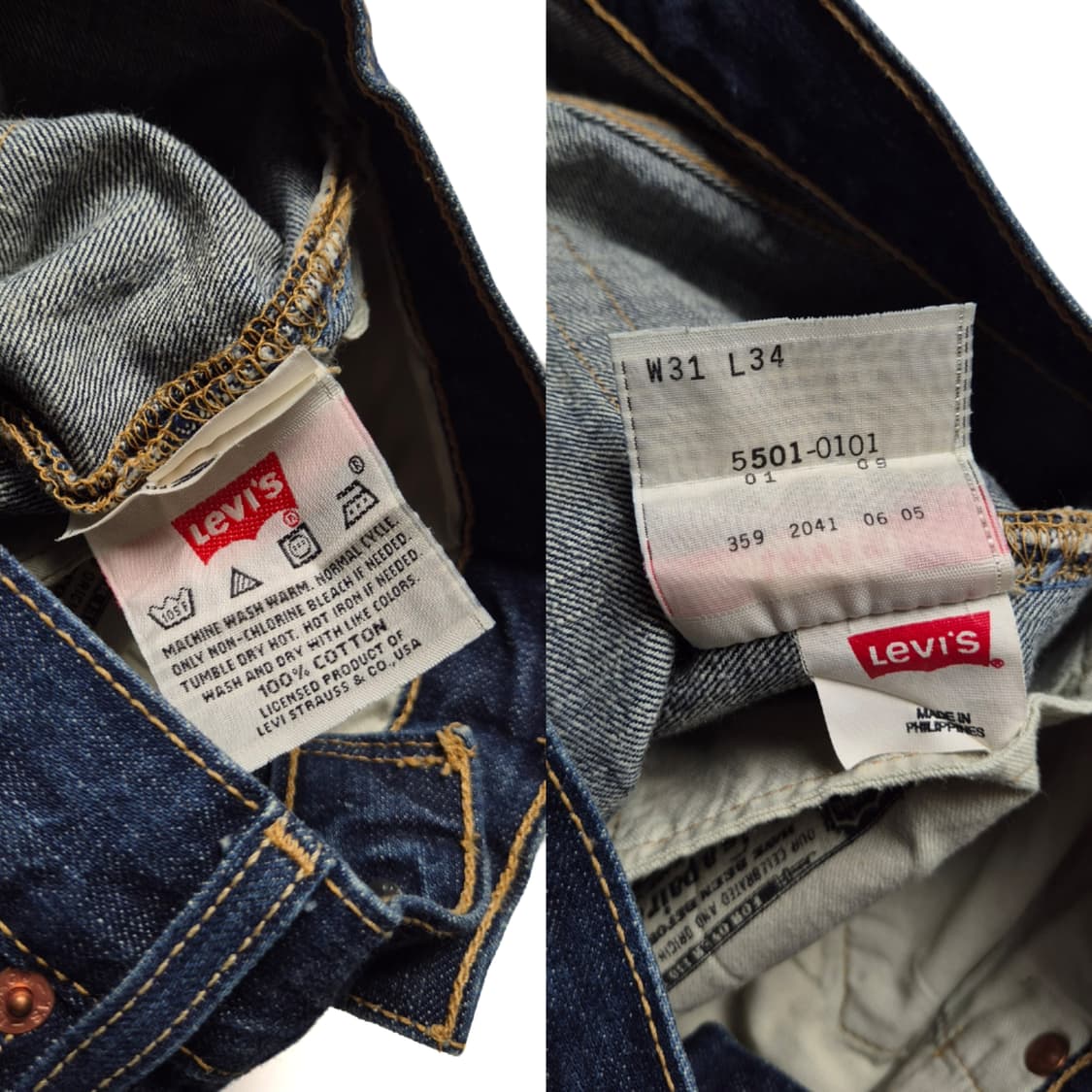 [29] 리바이스 00s 501 데님팬츠 상품이미지9