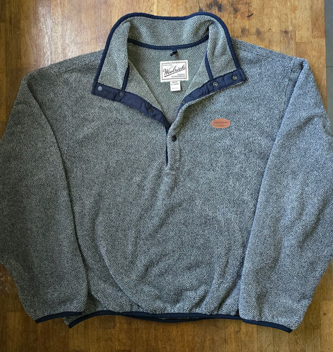 WOOLRICH 울리치 스냅티 플리스 Made In USA  상품이미지1