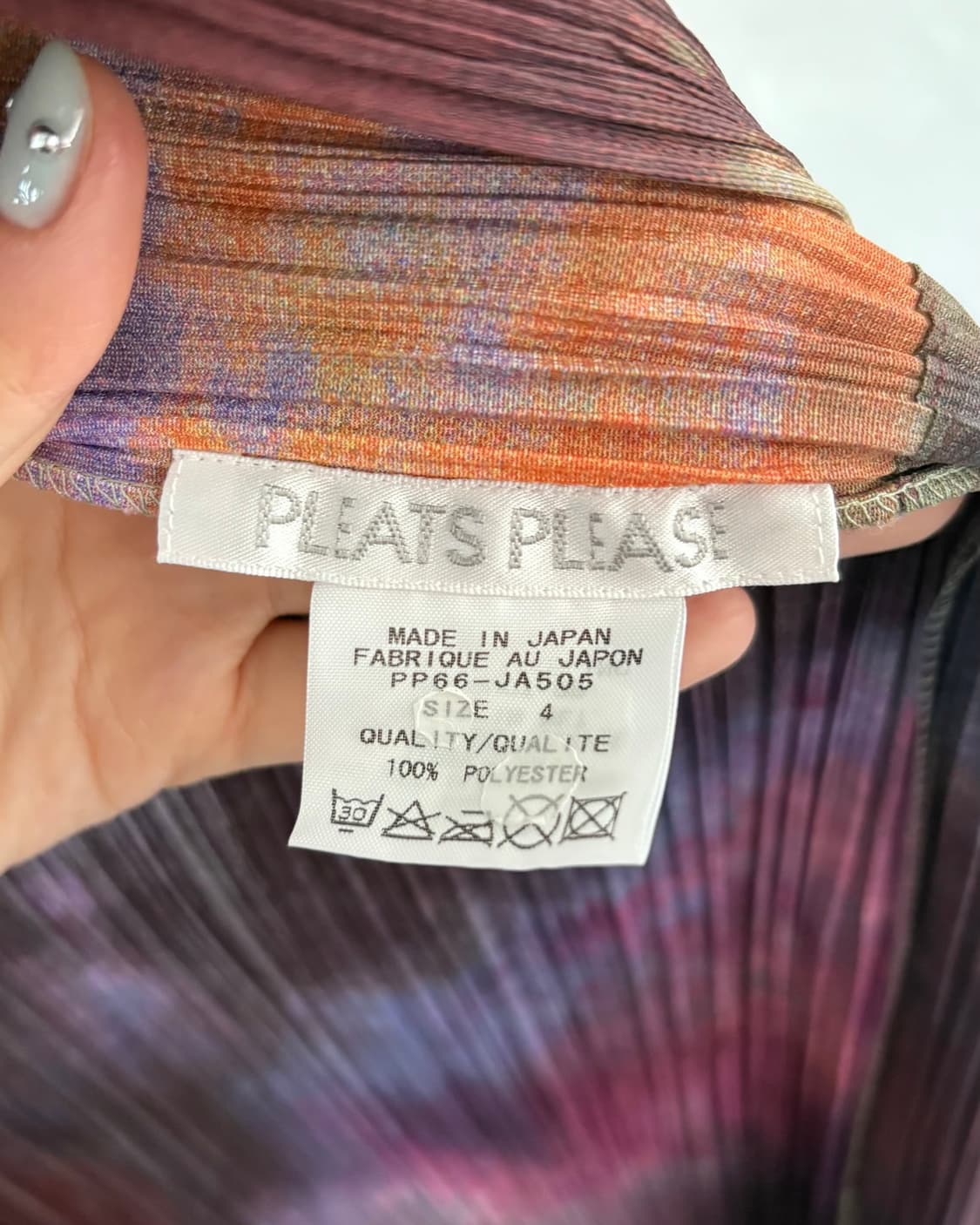 PLEATS PLEASE 플리츠플리즈 멀티 컬러 롱 오픈 가디건 상품이미지8