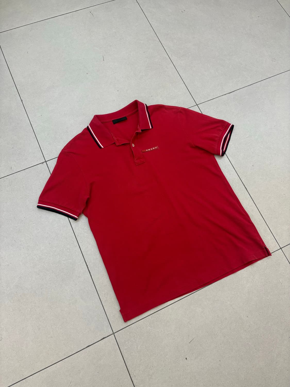 프라다 스포츠 PK 레드 티셔츠 상품이미지2