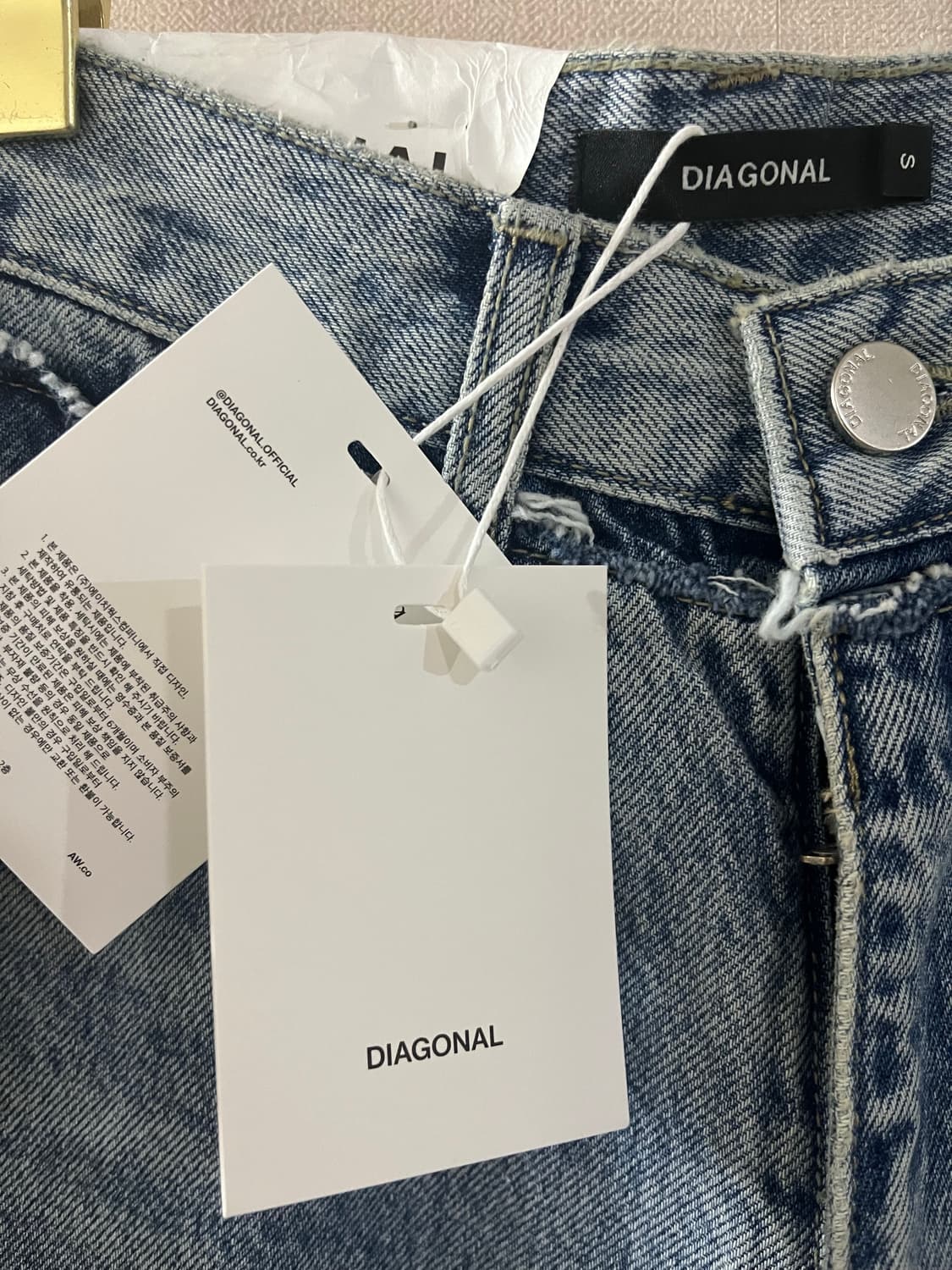 다이애그널 DIAGONAL stitched denim(S) 상품이미지6